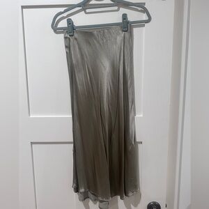 H&M Gold Slip Skirt